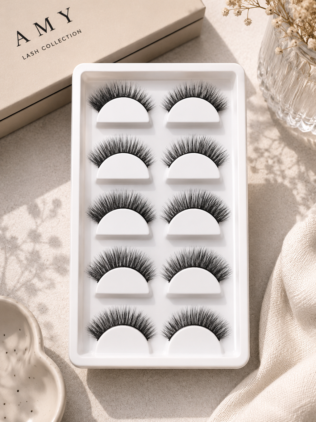Luxury 3D Faux Mink False Eyelashes | Wispy, Natural & Volume Lashes