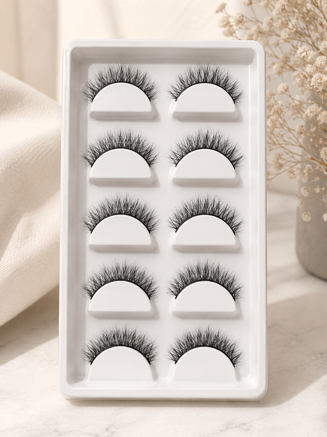 Luxury 3D Faux Mink False Eyelashes | Wispy, Natural & Volume Lashes